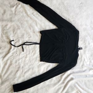 Forever 21 black see through top